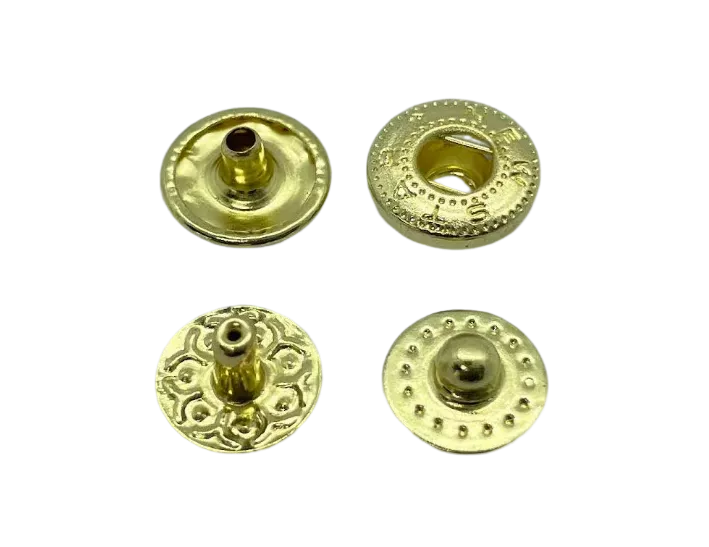 Spring snap buttons 10mm 