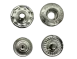 Spring snap buttons 15mm
